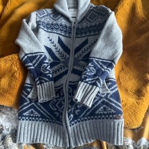 Roots Zip Up Sweater